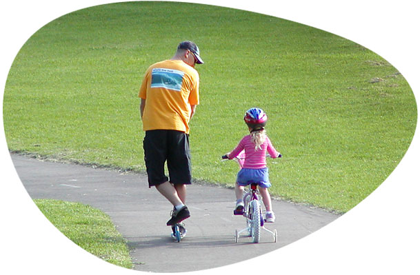randonnées en famille à vélo