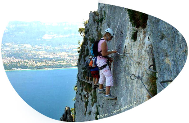via ferrata tourisme vert en Savoie